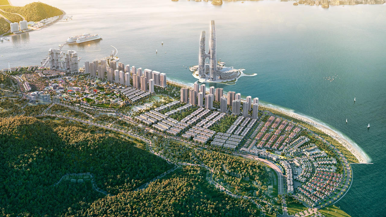 Sun Centro Town hưởng trọn hệ tiện ích vui chơi, giải trí từ đại đô thị Sun Elite City quy mô 324 ha. Ảnh: Sun Property.