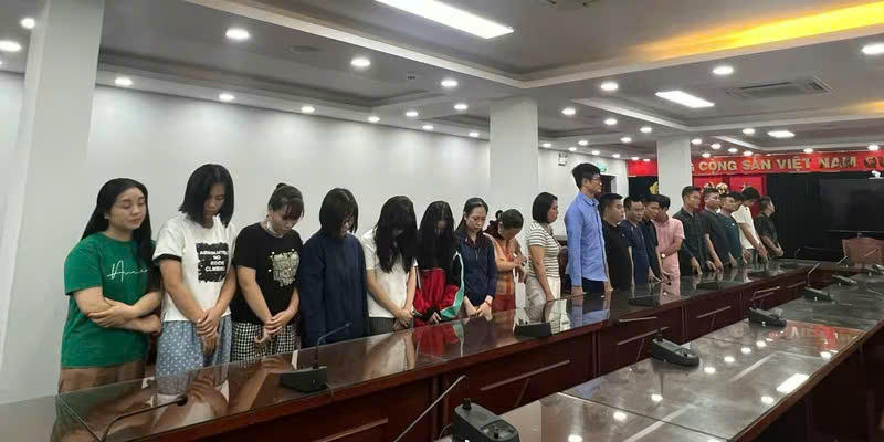 Các đối tượng liên quan vụ án. (Ảnh: CATP Hà Nội)