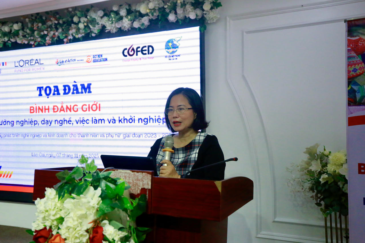 Bà Nguyễn Kim Thúy - Giám đốc Trung tâm Nghiên cứu Giới, Gia đình và Môi trường trong Phát triển (CGFED): Thành tựu lớn nhất của Dự án không chỉ nằm ở những con số mà là sự thay đổi trong nhận thức và sự phát huy sức mạnh nội tại của mỗi cá nhân.