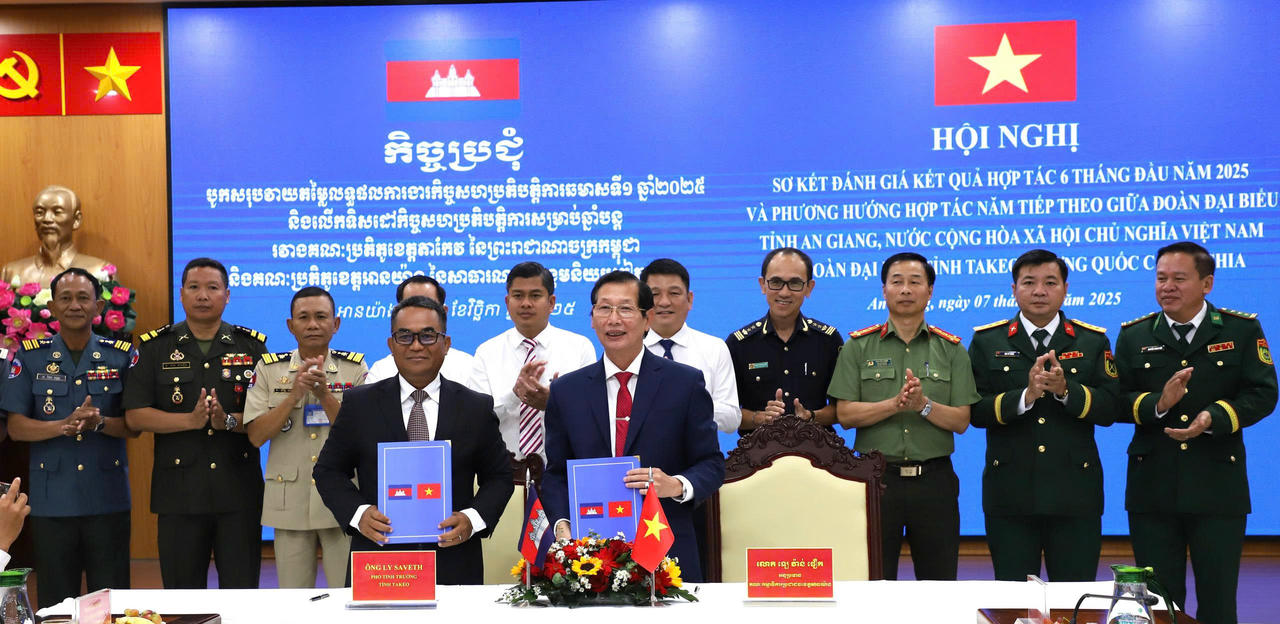 An Giang và Takeo (Campuchia) thắt chặt hợp tác, xây dựng biên giới hòa bình, phát triển