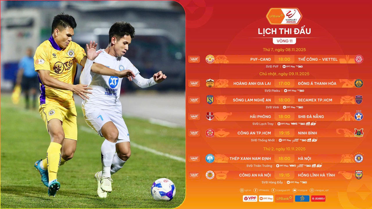 V.League: ‘Cuộc chiến’ trong mưa bão ở miền Trung