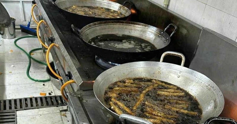 Dầu ăn bẩn gây nguy hại cho sức khỏe người tiêu dùng.