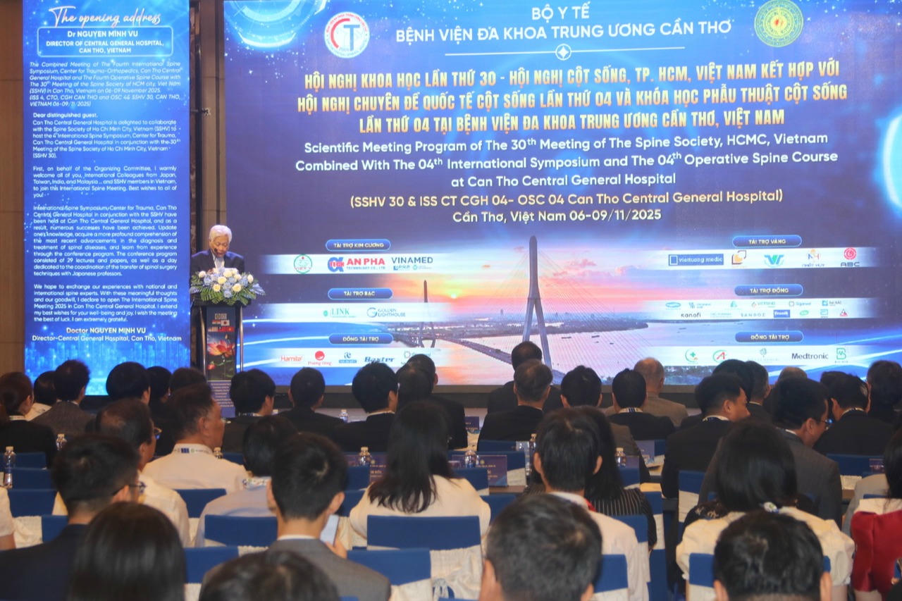 BVĐK TƯ Cần Thơ tổ chức hội nghị quốc tế cột sống lần 4