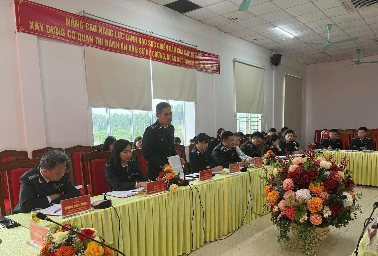 Cao Bằng đẩy mạnh kiểm tra lĩnh vực thi hành án dân sự