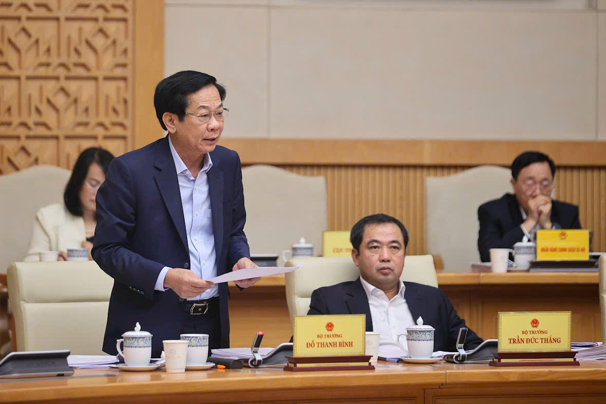 Bộ trưởng Bộ Nội vụ Đỗ Thanh Bình. (Ảnh: Thu Giang)