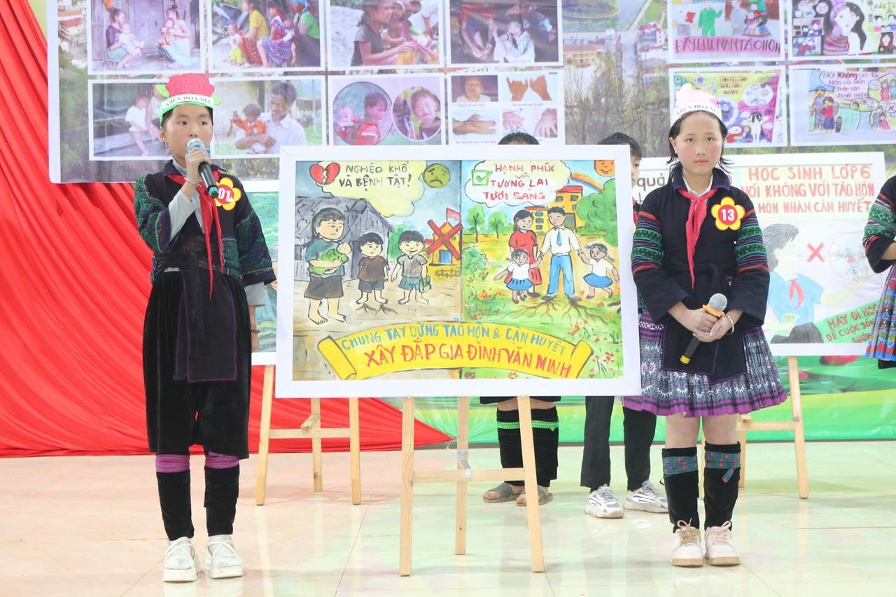 Các phần thi được thể hiện sinh động, sáng tạo, mang đậm bản sắc văn hóa dân tộc