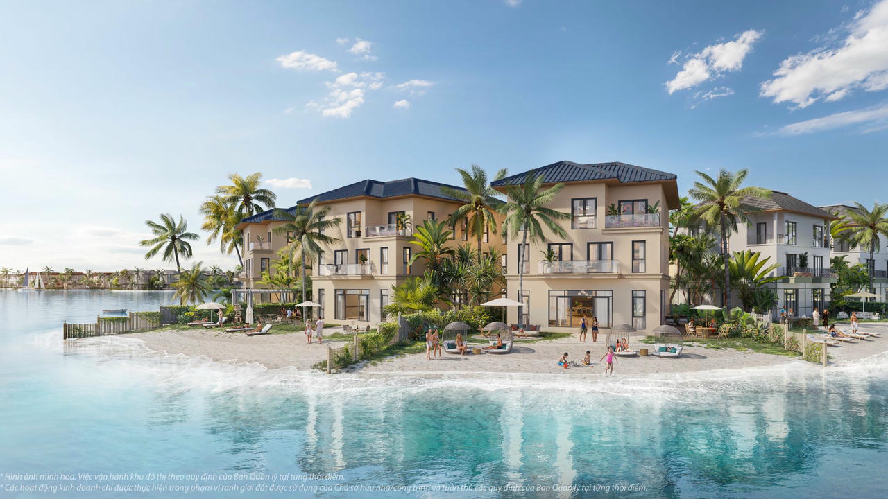 Mỗi căn biệt thự tại Vịnh Ngọc đều sở hữu biển mặn sau nhà, có những căn sở hữu tầm nhìn lên tới hơn 8km mặt biển hồ