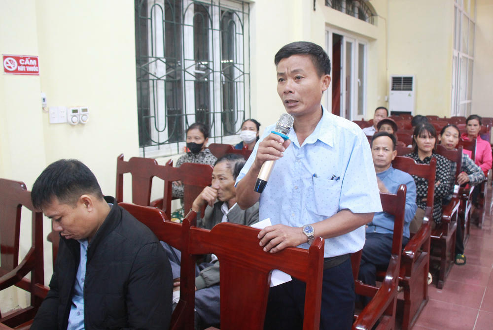 Cử tri Phúc Hòa nêu nhiều kiến nghị, trong đó nổi bật là nhóm vấn đề về đất đai, y tế và hạ tầng.