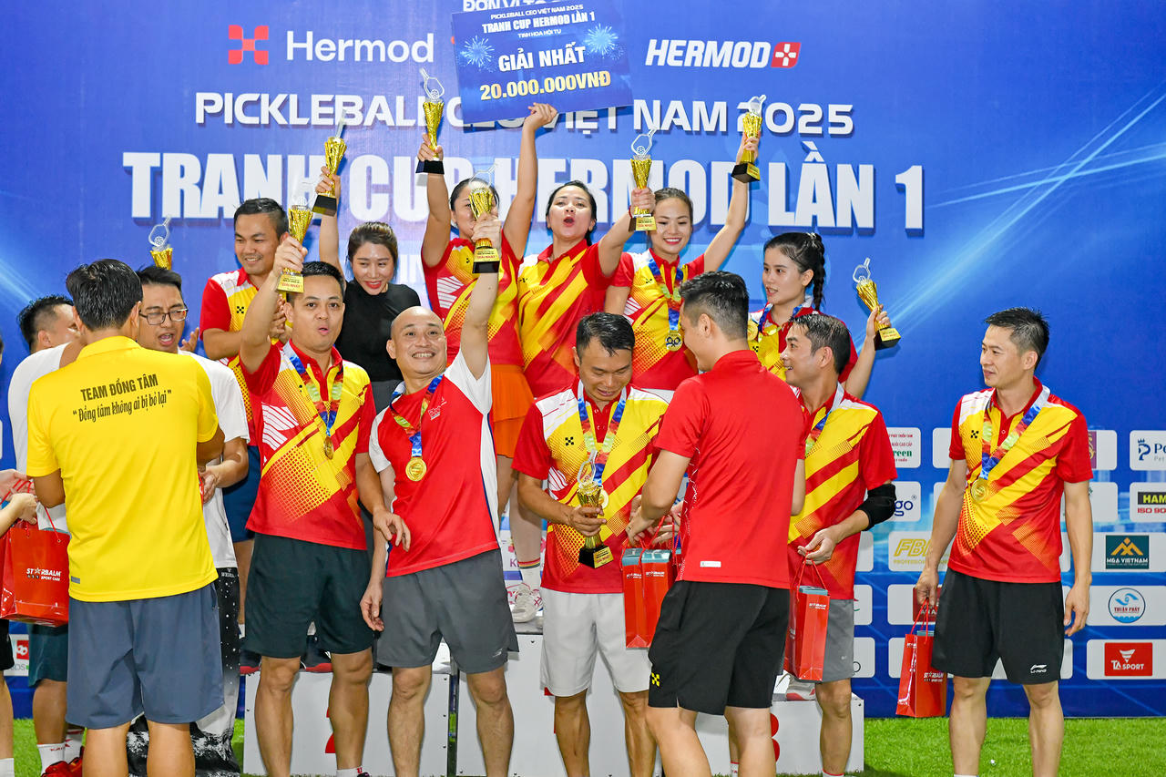 Giải Pickleball CEO 2025 tranh Cúp Hermod lần thứ I: Nơi những trái tim đam mê thể thao được hoà chung nhịp đập