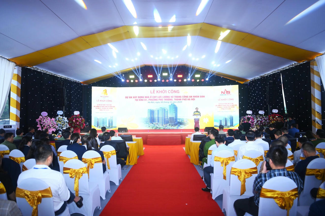 Toàn cảnh Lễ khởi công.