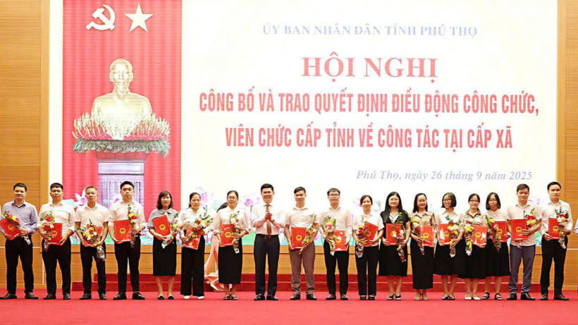 Phú Thọ điều động, biệt phái, tăng cường nhiều công chức, viên chức cho cấp xã