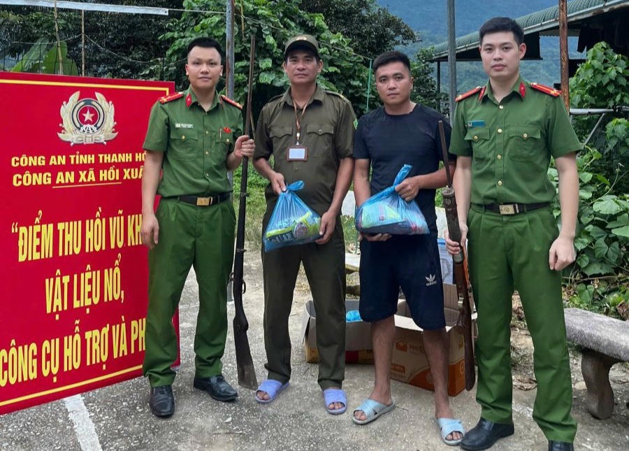 Thanh Hóa: Hàng nghìn vũ khí, vật liệu nổ được thu hồi nhờ mô hình “Đổi quà”