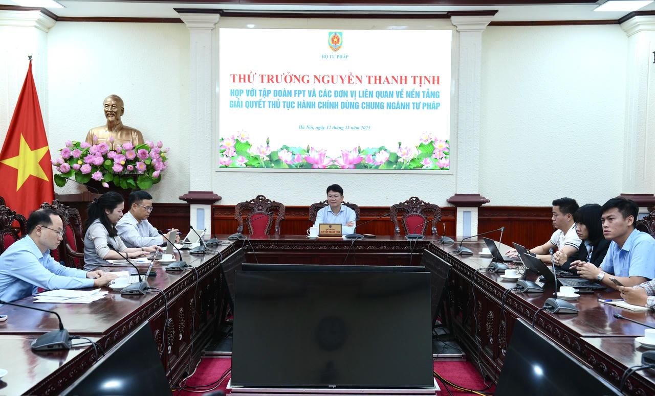 Vận hành chính thức Hệ thống thông tin giải quyết thủ tục hành chính Ngành Tư pháp từ ngày 1/1/2026