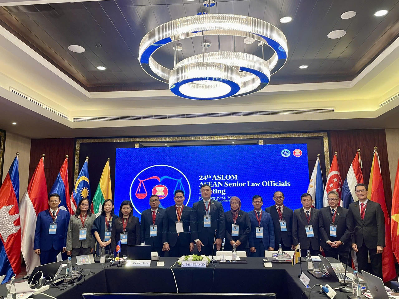 Trưởng Đoàn các nước dự ASLOM 24.