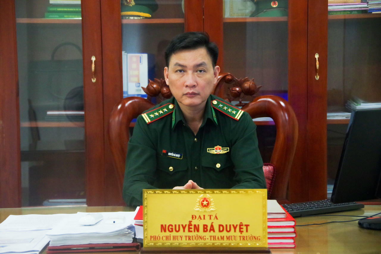 Đại tá Nguyễn Bá Duyệt, Phó Chỉ huy trưởng - Tham mưu trưởng BĐBP tỉnh Quảng Trị.