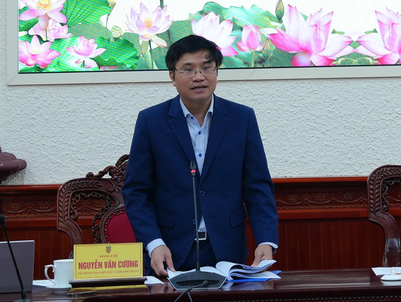 TS Nguyễn Văn Cương, Viện trưởng Chiến lược và Viện Khoa học pháp lý, Bộ Tư pháp.