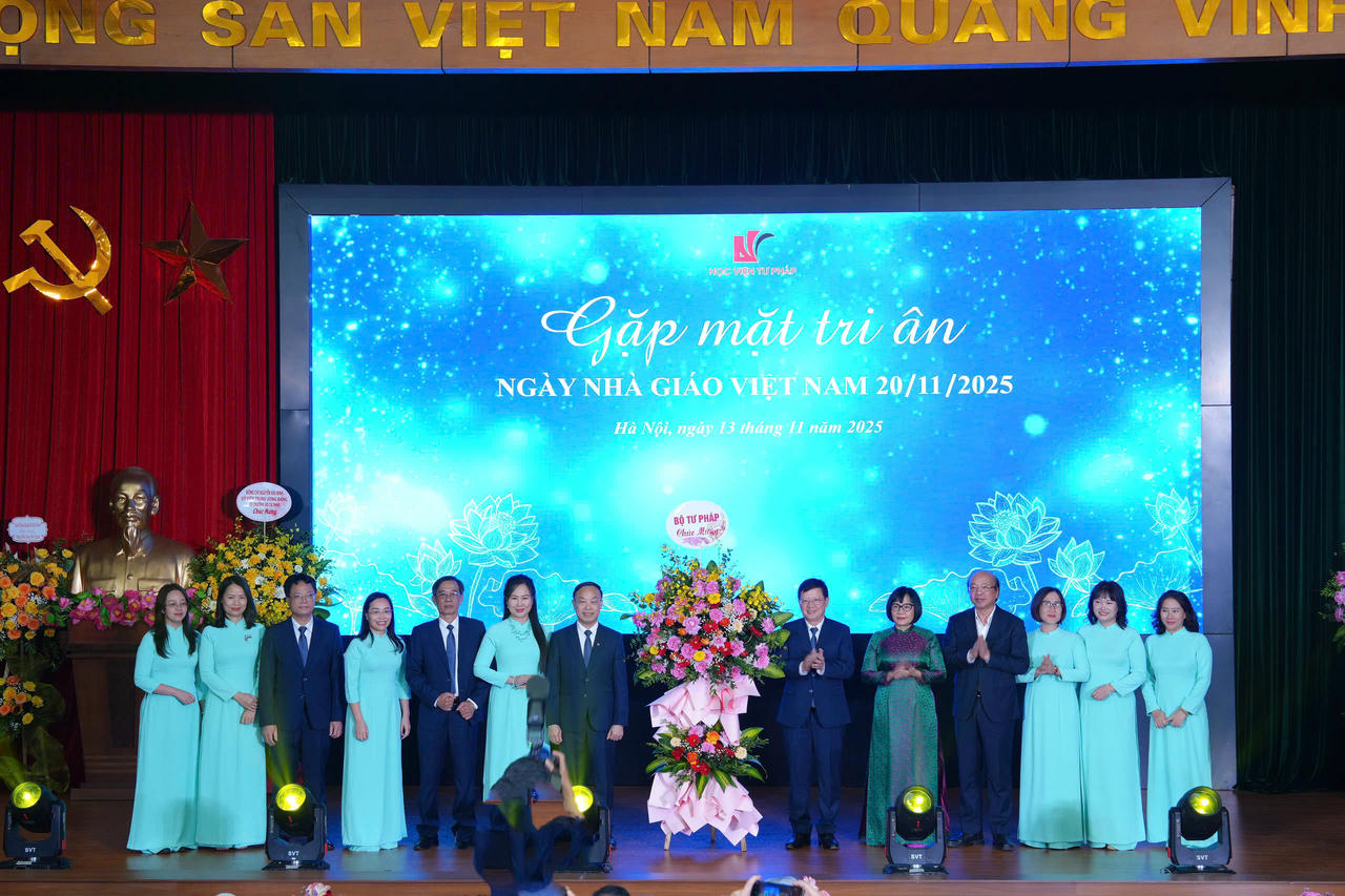 Học viện Tư pháp: Gặp mặt tri ân Ngày Nhà giáo Việt Nam 20/11