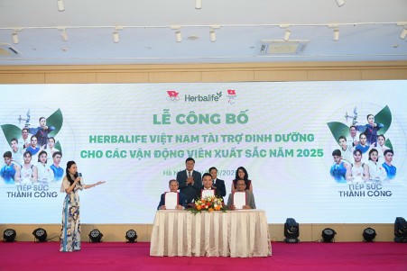 Herbalife đồng hành bền chặt cùng bước tiến của thể thao Việt Nam