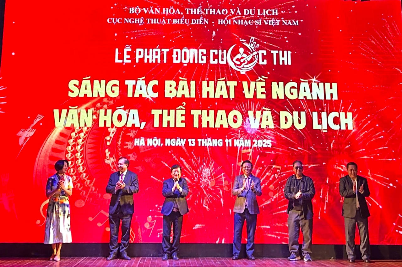 Phát động cuộc thi sáng tác bài hát về ngành Văn hóa, Thể thao và Du lịch