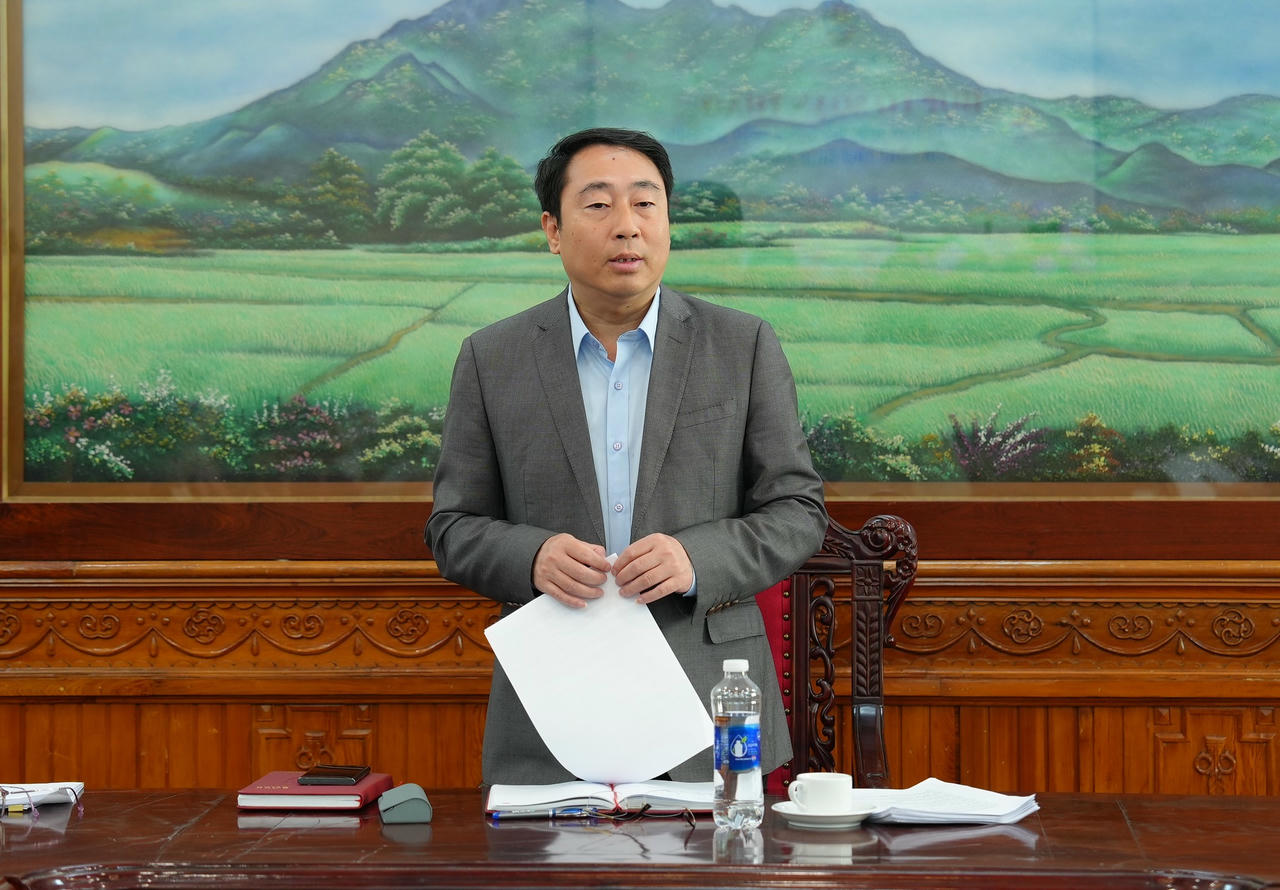 Cục trưởng Cục Phổ biến, giáo dục pháp luật và Trợ giúp pháp lý Bộ Tư pháp Lê Vệ Quốc. 