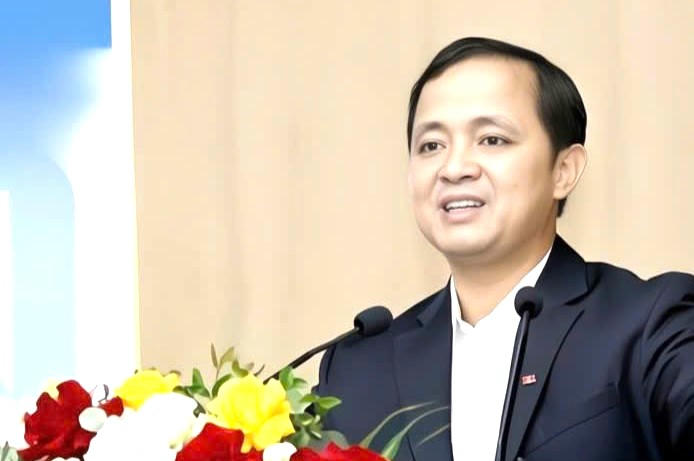 Tiến sỹ Nguyễn Xuân Trường, Vụ trưởng Vụ Cơ quan nội chính - Ban Nội chính Trung ương phát biểu tại hội nghị.