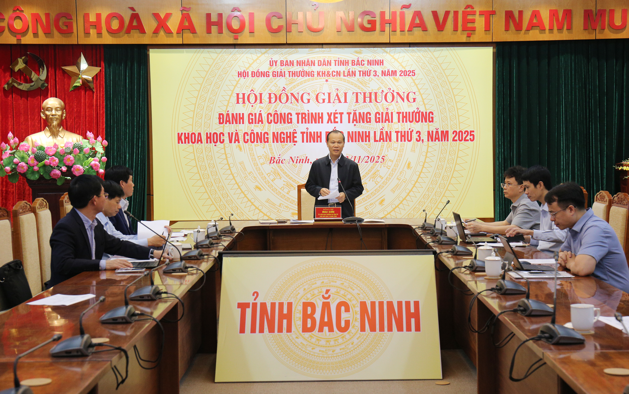 Nhiều công trình khoa học đạt Giải thưởng khoa học và công nghệ của tỉnh Bắc Ninh
