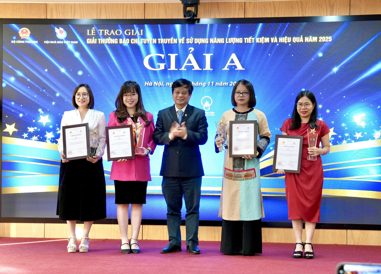 Báo Pháp luật Việt Nam giành giải A Báo chí tuyên truyền về sử dụng năng lượng tiết kiệm và hiệu quả năm 2025