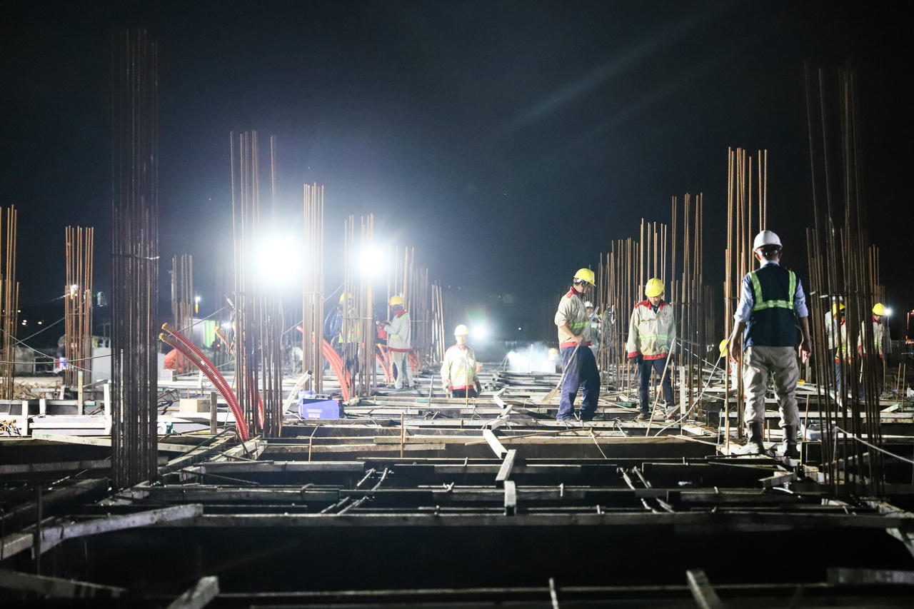 Dự án&nbsp;Aqua City đang đẩy nhanh tiến độ.