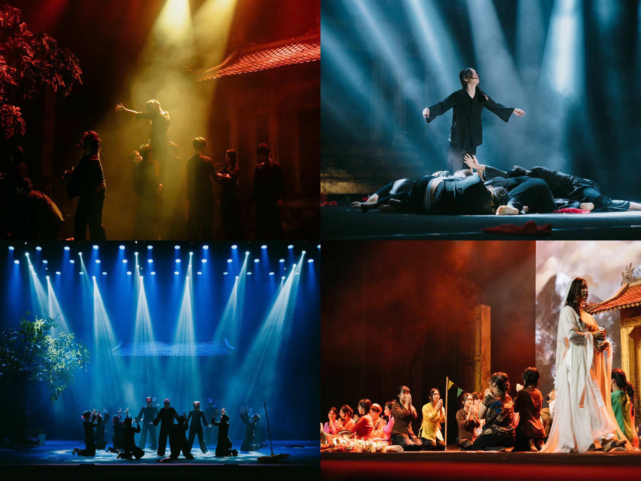 Những hình ảnh ấn tượng tại vở kịch nói “Rạch Cạn” do Câu lạc bộ Kịch nghệ Life’s So Drama thực hiện. (Nguồn: BTC)