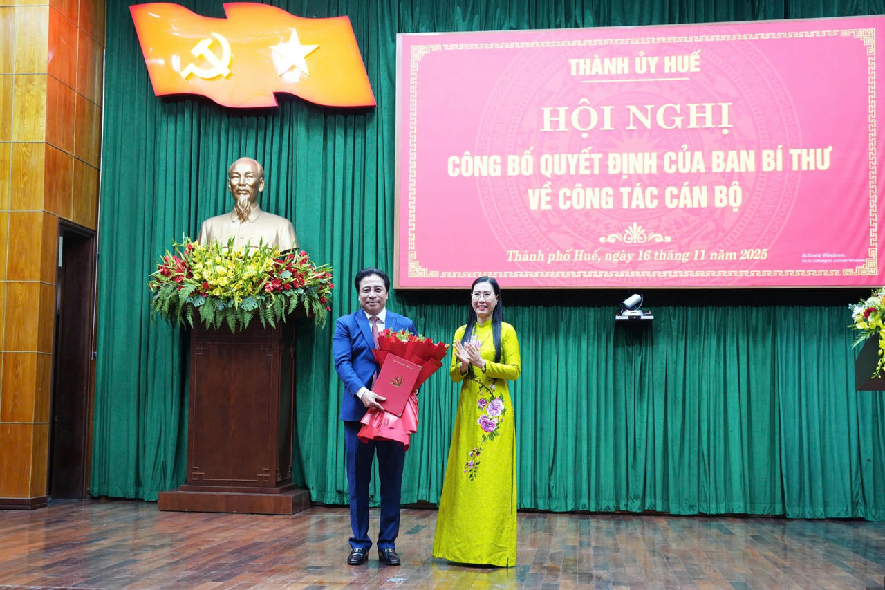 Ông Nguyễn Khắc Toàn được điều động giữ chức Phó Bí thư Thành ủy Huế, giới thiệu bầu Chủ tịch UBND TP Huế