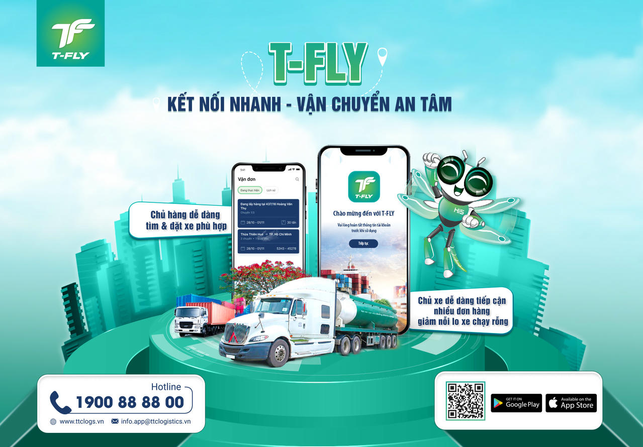 Tiết kiệm chi phí logistics với ứng dụng T-FLY