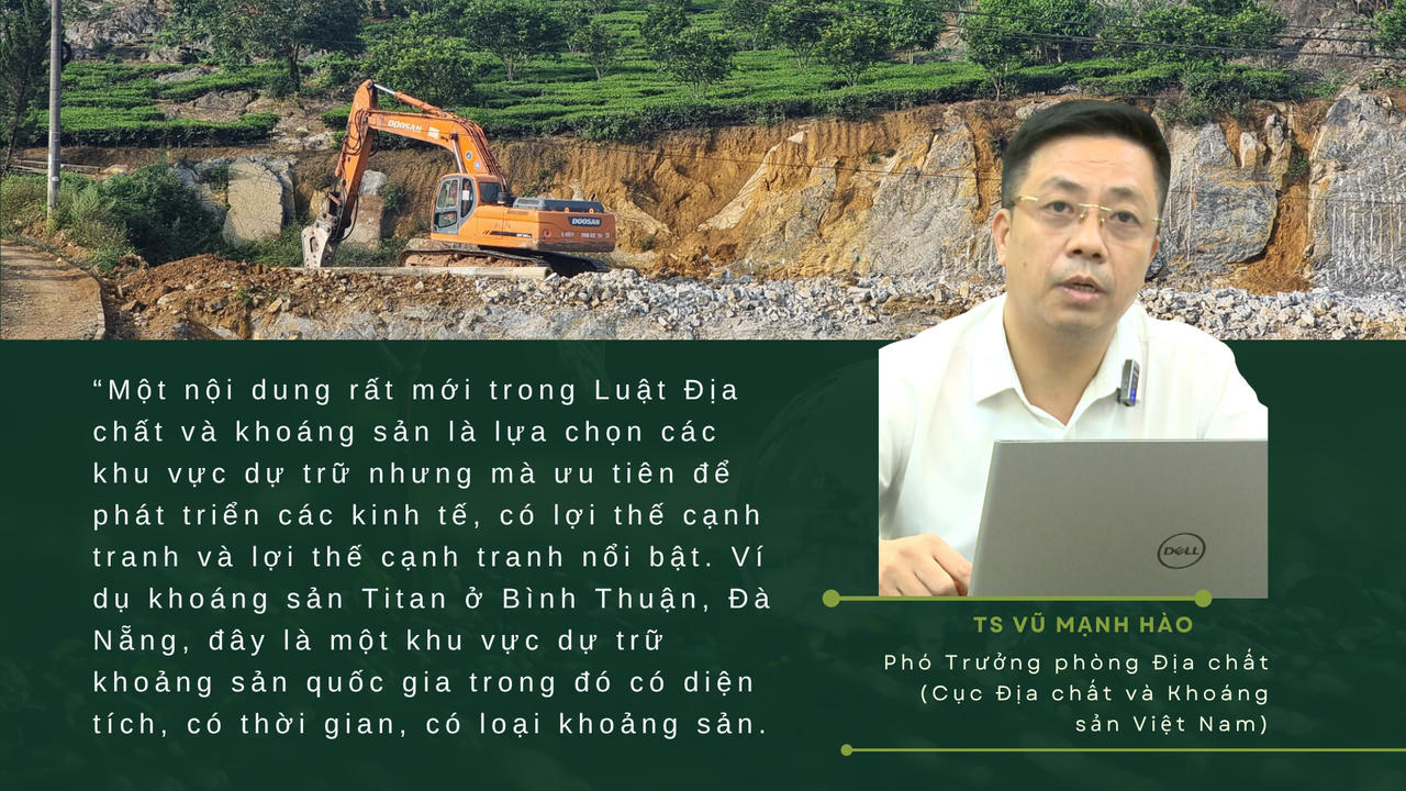 Luật Địa chất và khoáng sản: Những điểm mới về khu vực dự trữ khoáng sản quốc gia