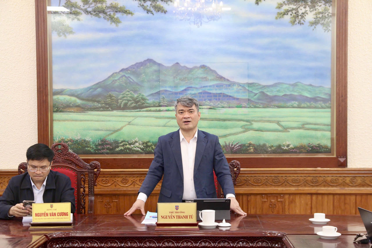 Thứ trưởng Nguyễn Thanh Tú phát biểu kết luận.