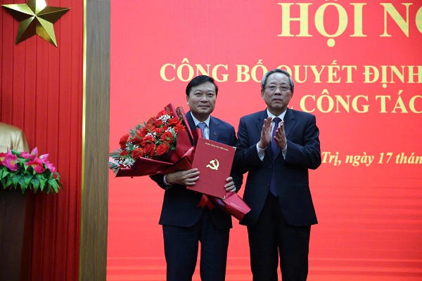 Chủ tịch UBND tỉnh Nghệ An Lê Hồng Vinh được chỉ định giữ chức Phó Bí thư Tỉnh ủy Quảng Trị