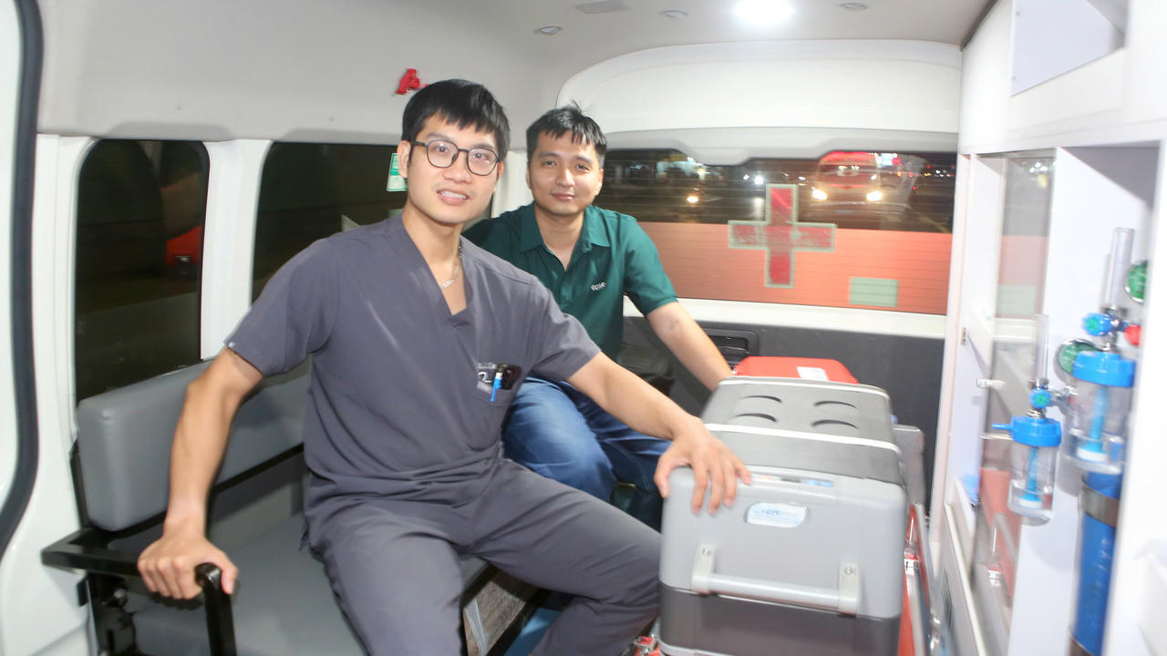 Gan được vận chuyển bằng đường hàng không