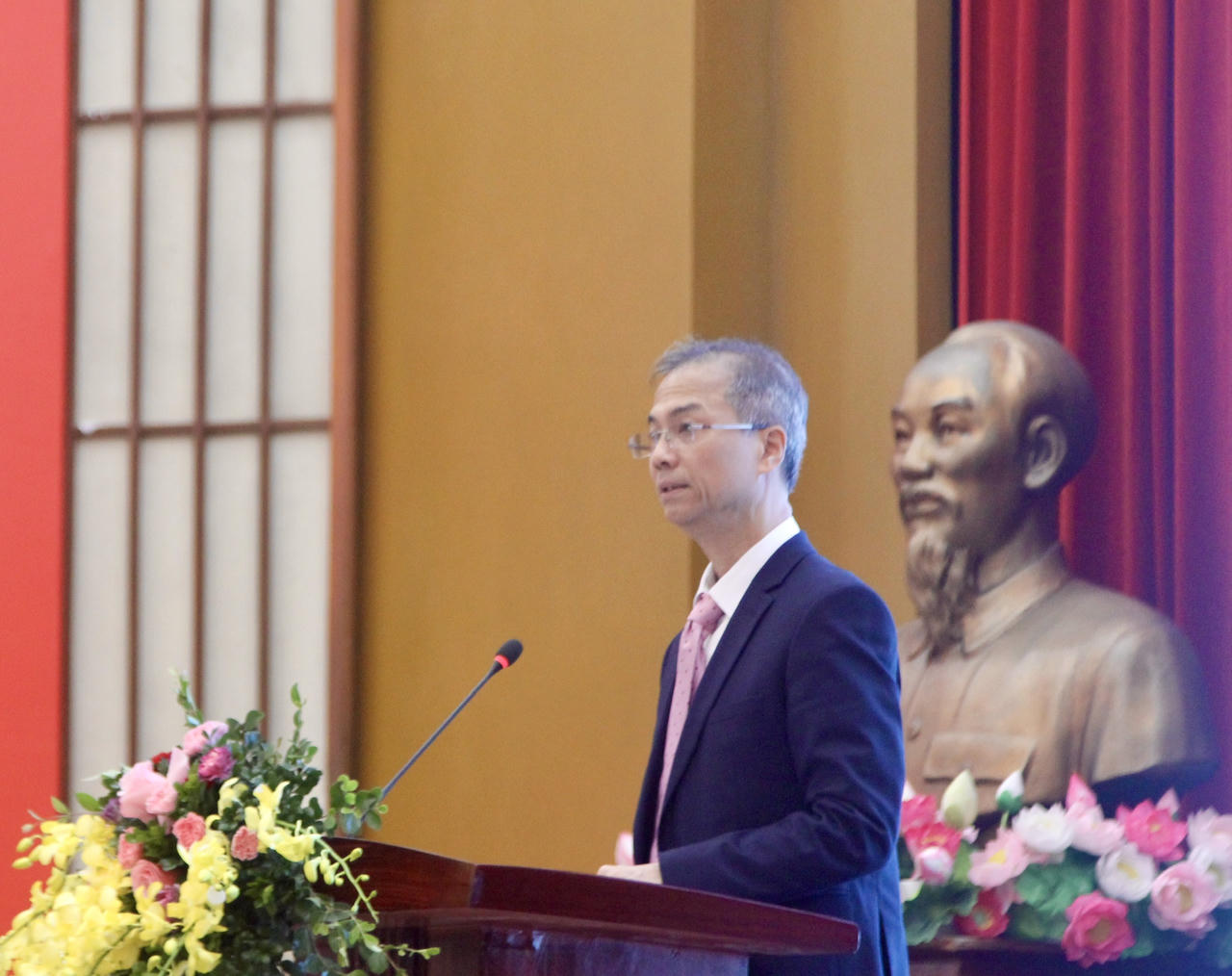 TS Đặng Xuân Thanh, Phó Chủ tịch Viện Hàn lâm Khoa học xã hội Việt Nam phát biểu khai mạc.