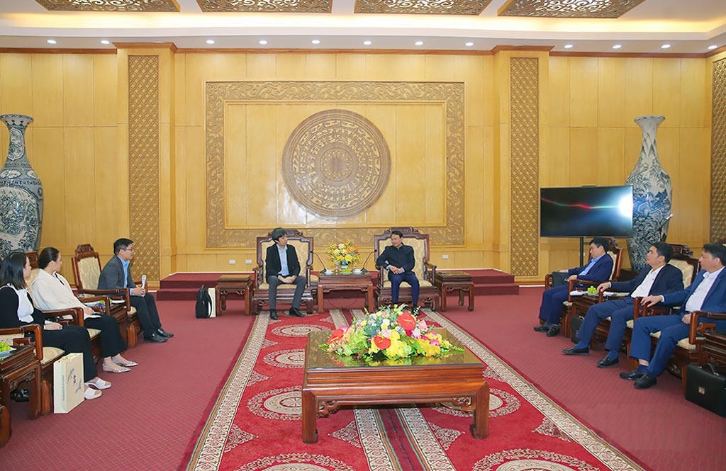 Bí thư Tỉnh ủy Ninh Bình tiếp và làm việc với lãnh đạo Aeon Việt Nam về hợp tác đầu tư