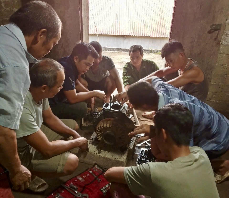 Người lao động nông thôn được đào tạo nghề dưới 03 tháng để phát triển kinh tế trên địa bàn tỉnh Lạng Sơn. (Ảnh: Lê Hanh)