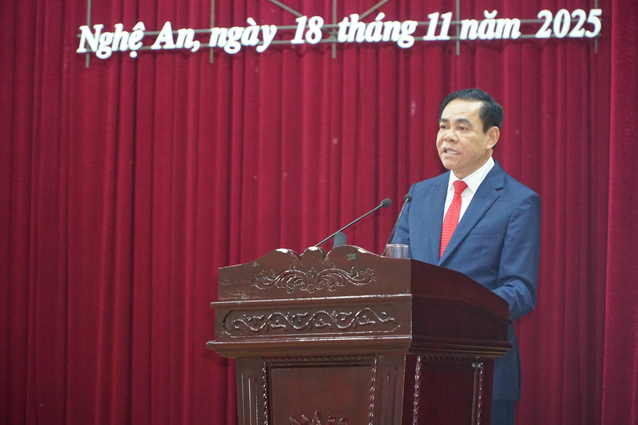 Tân Chủ tịch UBND tỉnh Nghệ An Võ Trọng Hải. Ảnh: Tuyết Lan