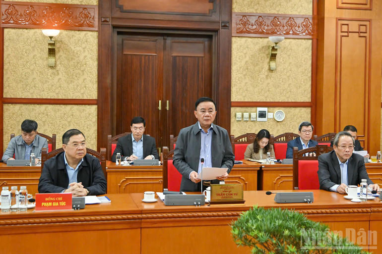 Bảo đảm tiến độ, chất lượng công tác phục vụ Đại hội XIV của Đảng Bảo đảm tiến độ, chất lượng công tác phục vụ Đại hội XIV của Đảng