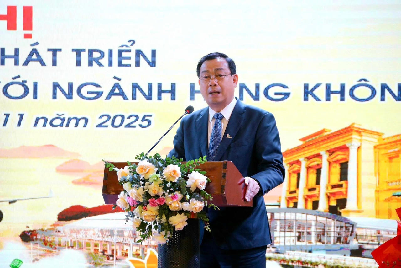 Ông Nguyễn Trùng Khánh, Cục trưởng Cục Du lịch Quốc gia Việt Nam phát biểu.