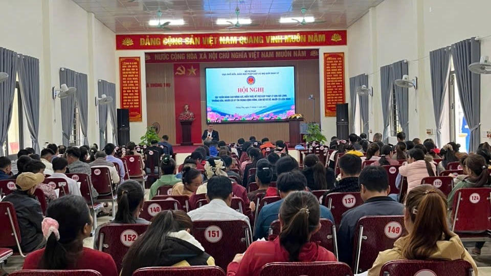 Hội nghị tập huấn xã Thông Thụ, tỉnh Nghệ An