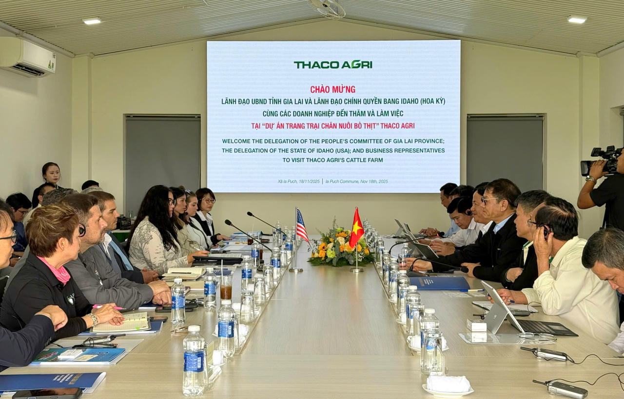 Gia Lai và bang Idaho (Hoa Kỳ) hợp tác phát triển ngành chăn nuôi