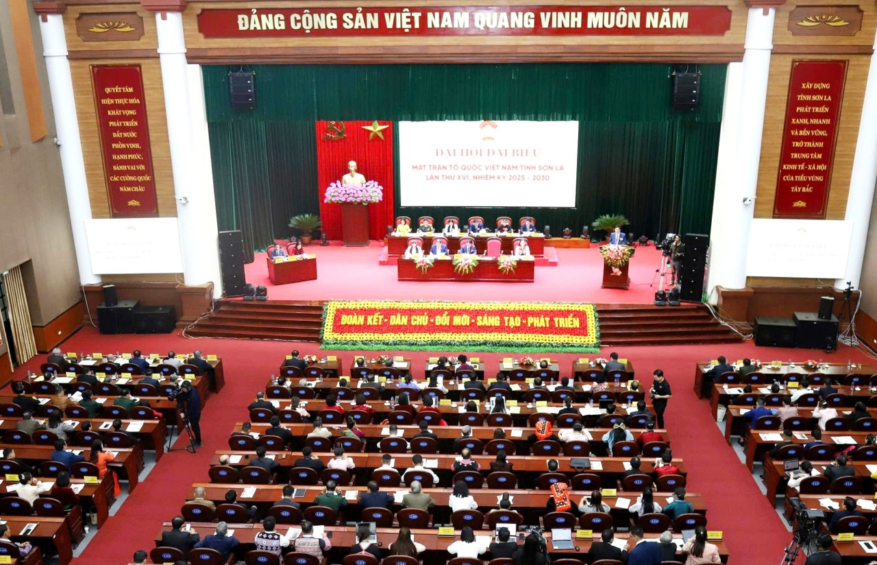 Đại hội đại biểu MTTQ Việt Nam tỉnh Sơn La nhiệm kỳ 2025 - 2030.