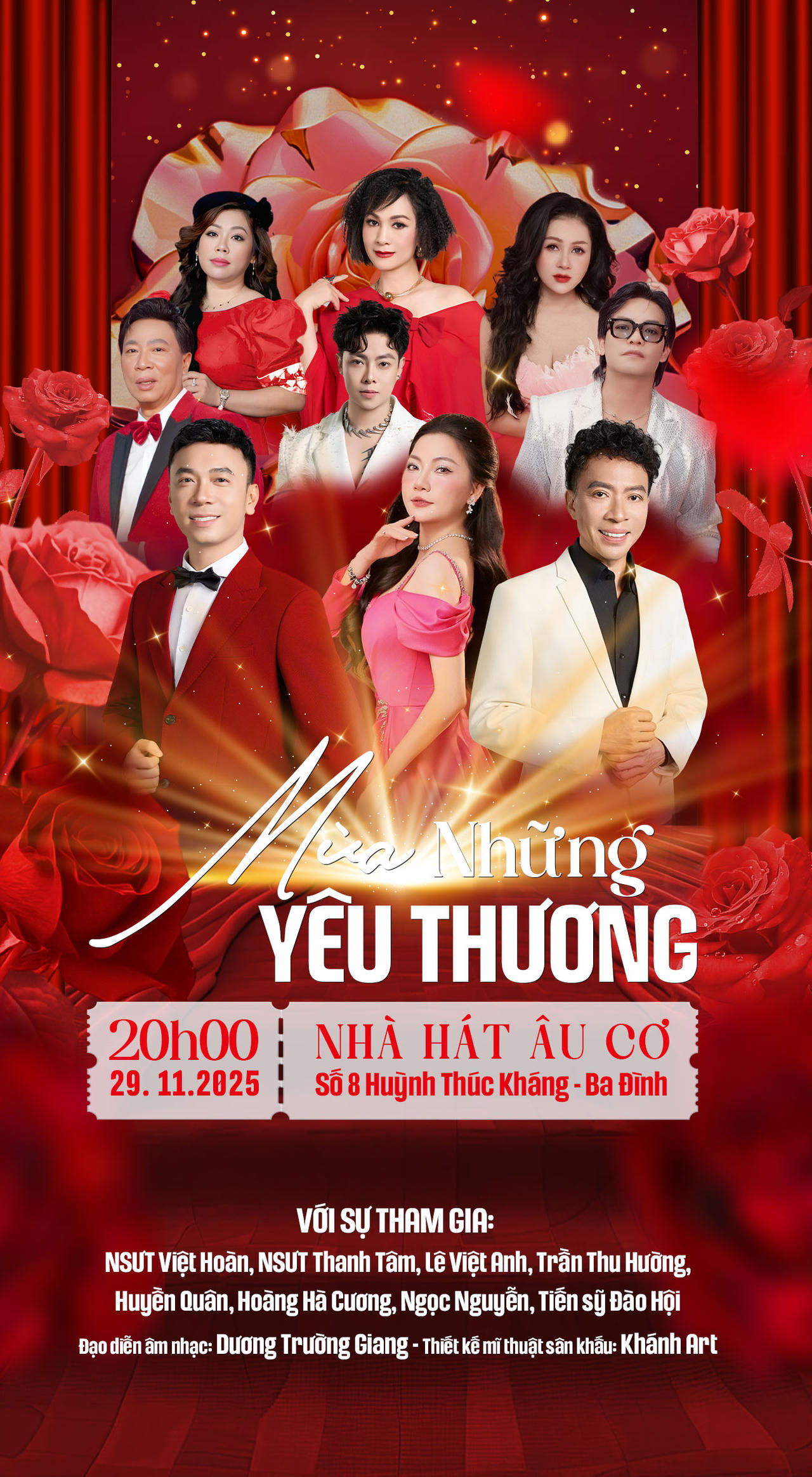 “Mùa những yêu thương” không chỉ để tái hiện những bản tình ca, mà còn để tạo nên một không gian âm nhạc gợi nhớ kỷ niệm xưa (ảnh V.H).