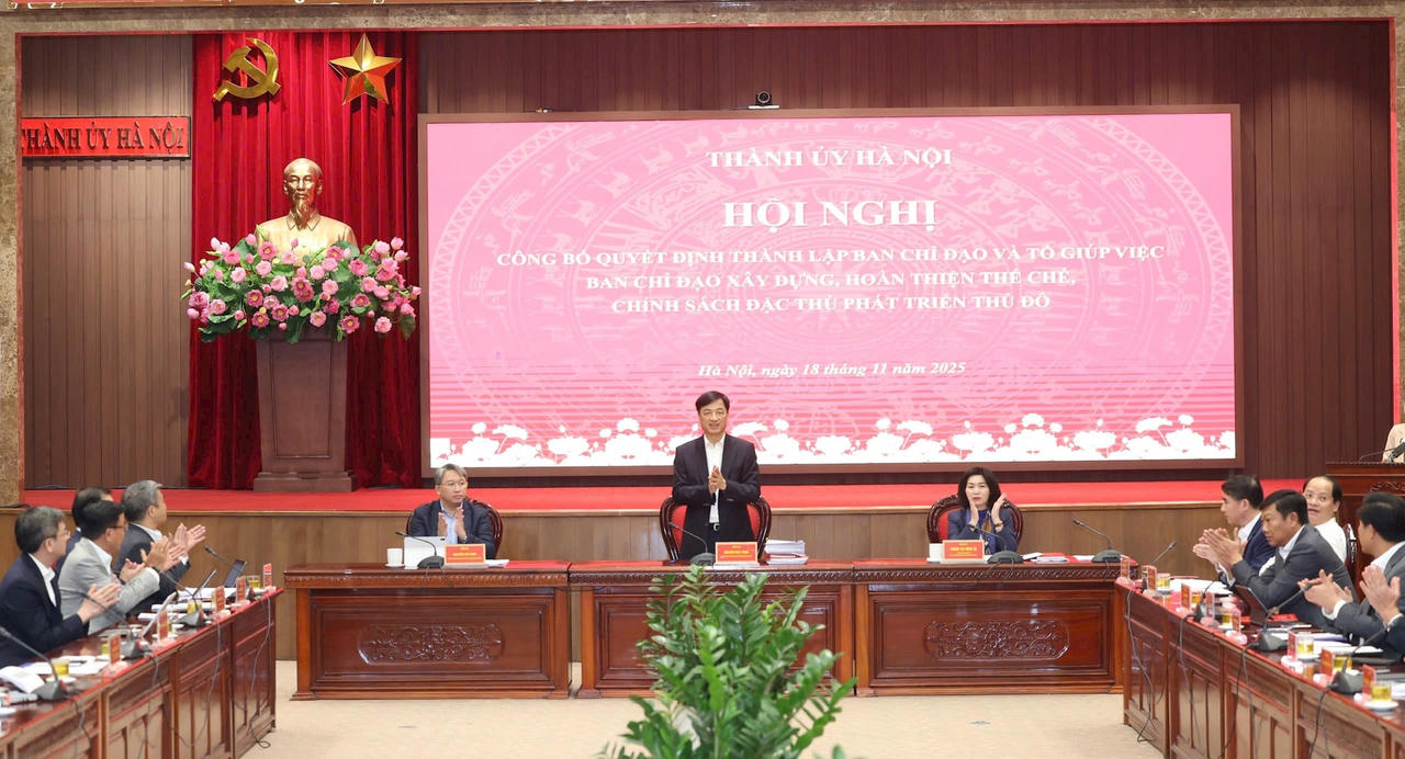 Hà Nội lập Ban Chỉ đạo về hoàn thiện thể chế, chính sách đặc thù phát triển Thủ đô