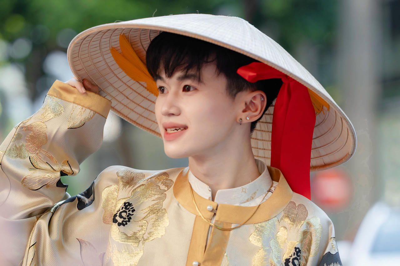 Các bạn trẻ hào hứng tham gia sự kiện.