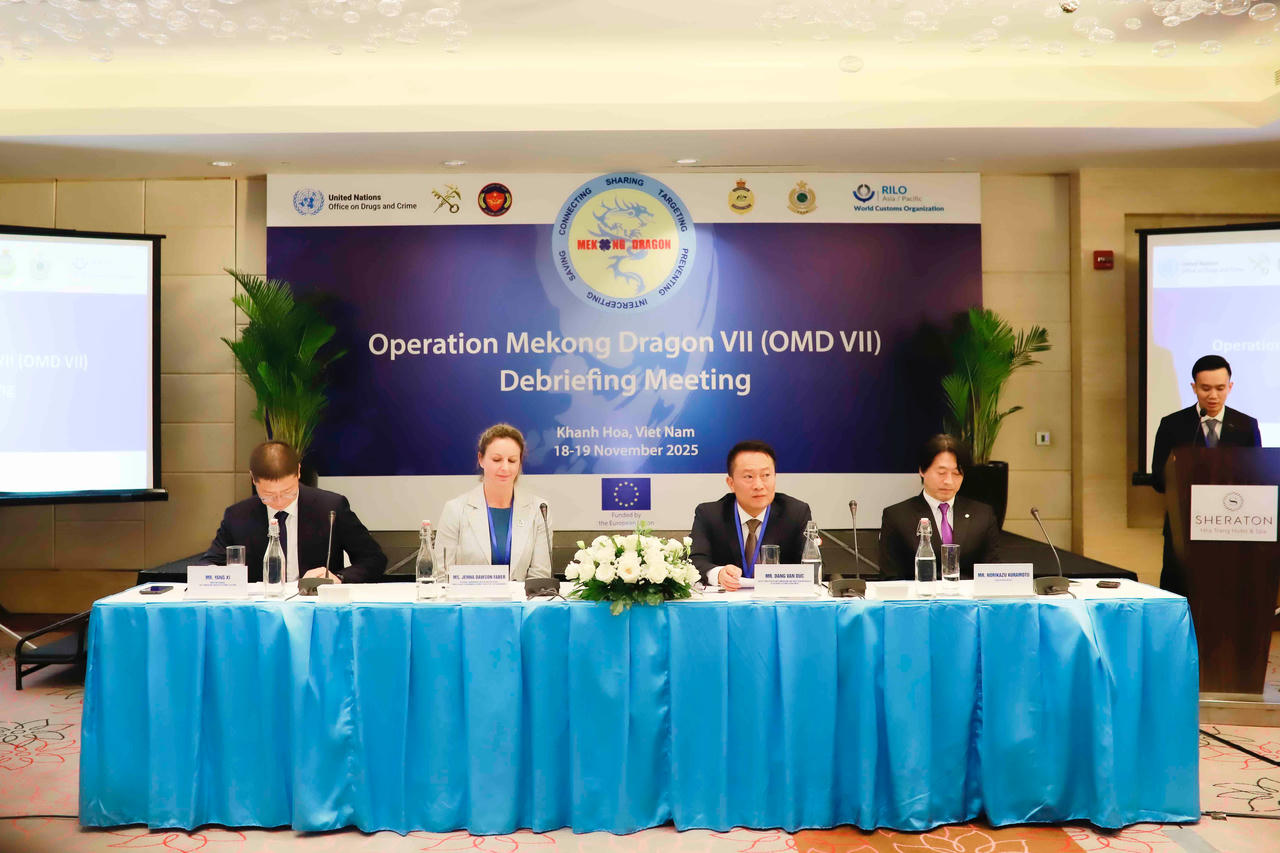 10 tháng năm 2025, Hải quan Việt Nam thu giữ 2,3 tấn ma túy các loại