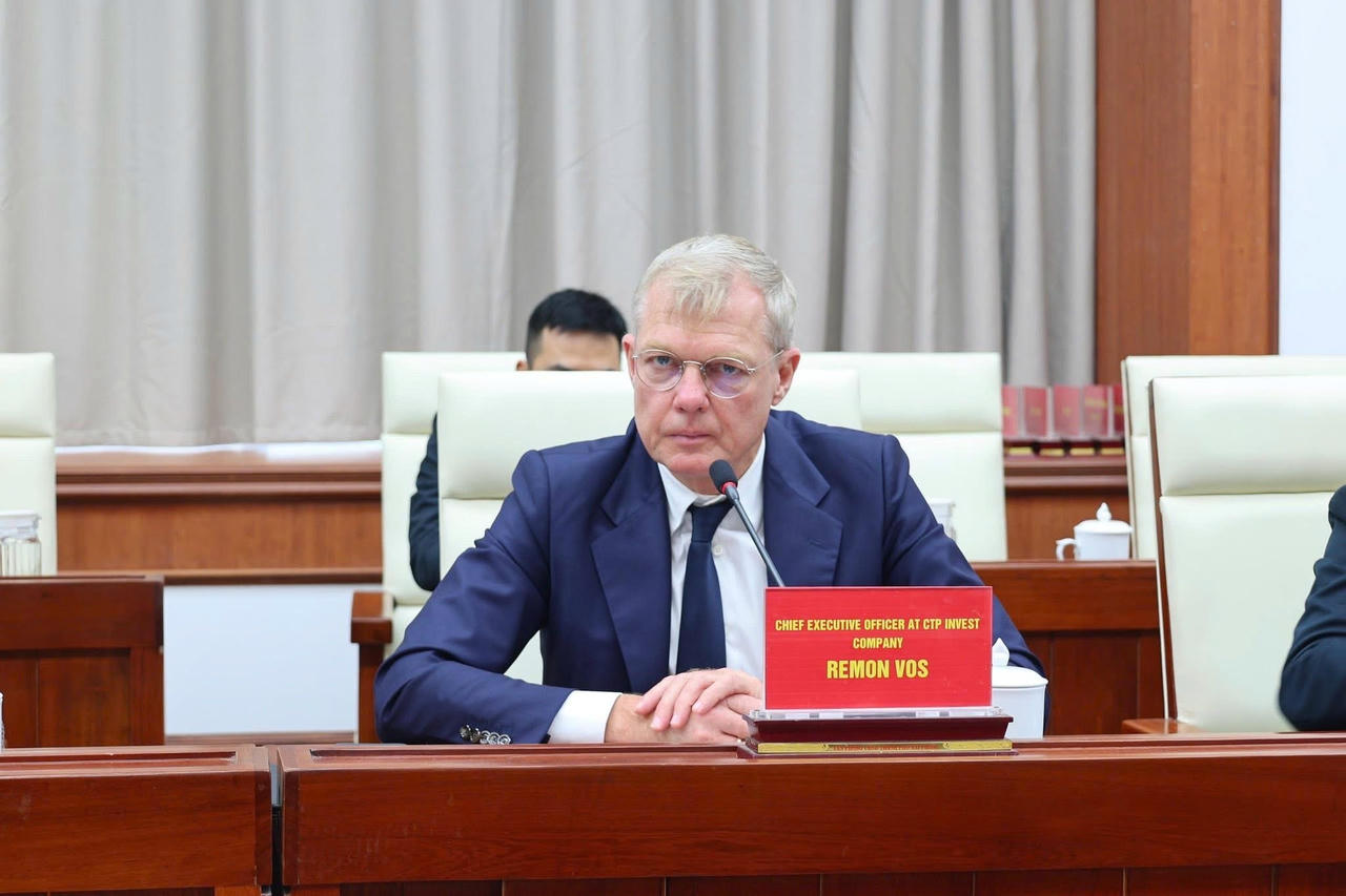 Ông Remon Vos, nhà sáng lập, Giám đốc điều hành Công ty CTP Invest Ltd.