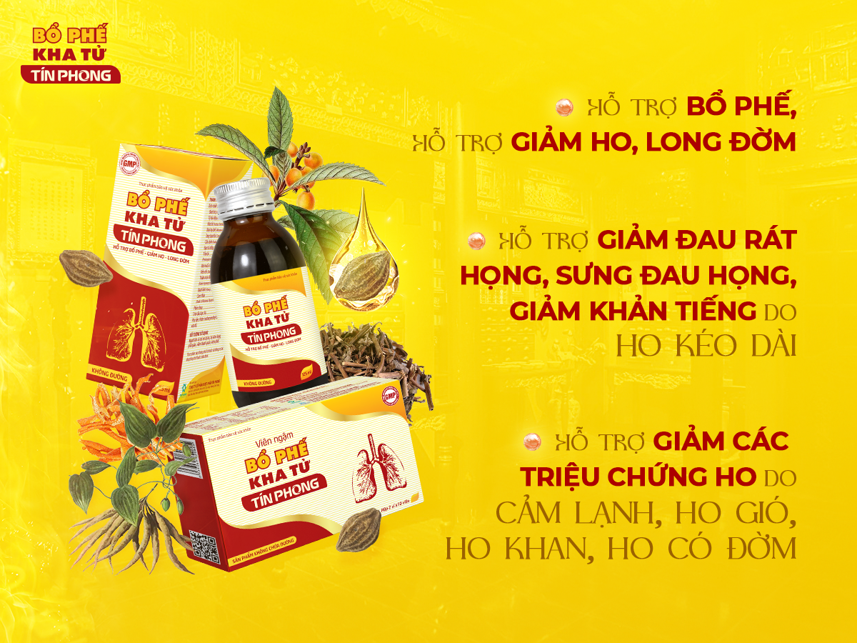 Bổ Phế Kha Tử Tín Phong: Có thành phần và công dụng gì?